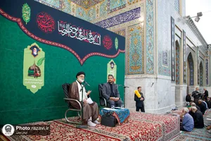 پرسمان دینی در حرم مطهر رضوی