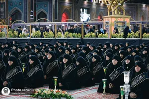 آئین خطبه&zwnj;خوانی شب عاشورا در حرم مطهر رضوی