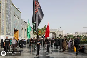 عزاداری روز شهادت امام رضا علیه&zwnj;السلام در حرم مطهر رضوی-2