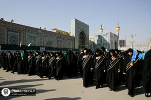 مراسم عزاداری روز شهادت امام جواد علیه السلام ویژه خادمین بارگاه رضوی