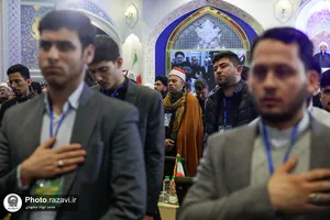 آیین افتتاحیه چهل&zwnj;ویکمین دوره مسابقات بین&zwnj;المللی قرآن در حرم رضوی