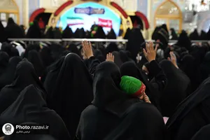 آیین معنوی &laquo;شیرخوارگان حسینی&raquo; در حرم مطهر رضوی