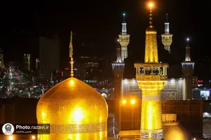 طنین&zwnj; الله اکبر در حرم مطهر رضوی