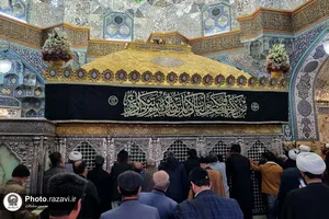 حال و هوای حرم حضرت معصومه در روز شهادت حضرت زهرا(سلام الله علیها)