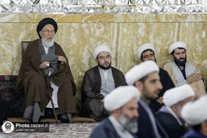 نشست جمعی از اساتید و فضلای حوزه علمیه خراسان با تولیت آستان قدس رضوی