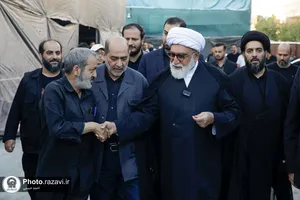 بازدید تولیت آستان قدس رضوی از مواکب بنیاد کرامت رضوی