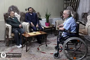 دیدار قائم مقام تولیت آستان قدس رضوی با سید رضا سجادنیا