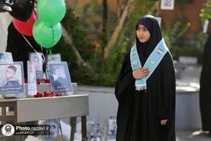 آیین بازگشایی مدارس امام رضا(ع)