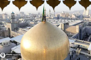 آیین تعویض پرچم گنبد و پوش ضریح مطهر حضرت رضا علیه&zwnj;السلام به مناسبت حلول ماه ربیع&zwnj;الاول