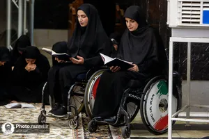 حضور کاروان پارالمپیک ۲۰۲۴ پاریس در حرم مطهر رضوی