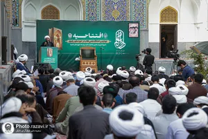 افتتاحیه چهارمین اعتکاف علمی طلاب در حرم مطهر رضوی