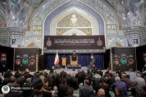 عزاداری روز شهادت امام رضا علیه&zwnj;السلام در حرم مطهر رضوی