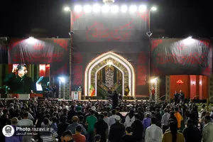 مراسم چهارپایه&zwnj;خوانی کشورهای جهان اسلام در حرم مطهر رضوی -2