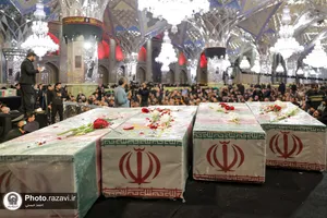 وداع با شهدای گمنام در شب شهادت حضرت فاطمه سلام الله علیها
