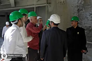 بازدید قائم مقام تولیت حرم کاظمین از پروژه&zwnj;های عمرانی حرم مطهر