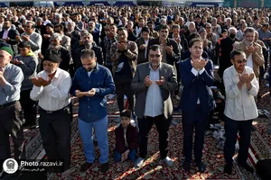 اقامه نماز عید سعید فطر در حرم مطهر رضوی-2