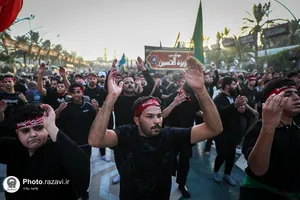 عزاداری شب اربعین حسینی در کربلای معلی