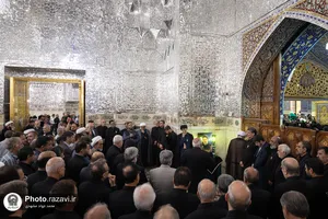 گرامیداشت اولین سالگرد شهادت آیت الله رئیسی در حرم مطهر رضوی
