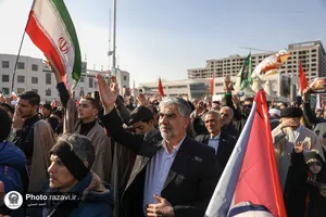 تشییع پیکر شهید حجت الاسلام سیدداوود بی&zwnj;طرف در مشهد