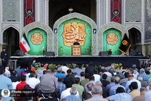 قرائت دعای عرفه در حرم مطهر رضوی-1