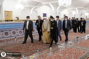 بازدید تولیت آستان قدس رضوی از سفره&zwnj;های اکرام حرم مطهر