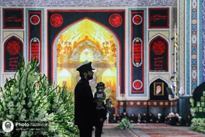 آیین خطبه&zwnj;خوانی شب شهادت امام رضا (ع) در حرم مطهر رضوی