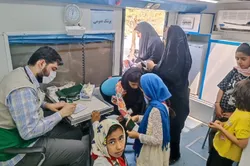 ارائه خدمات رایگان درمانی در مرحله ۲۹۸ طرح «دارالشفای رضوی»