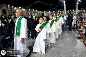 جشن ویژه زائران عرب&zwnj;زبان در حرم مطهر رضوی