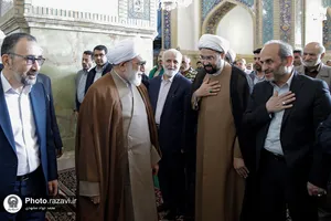 اقامه نماز عید سعید فطر در حرم مطهر رضوی
