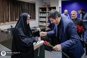 حضور رئیس سازمان علمی و فرهنگی آستان قدس رضوی در دفتر رسانه&zwnj;های استان خراسان رضوی