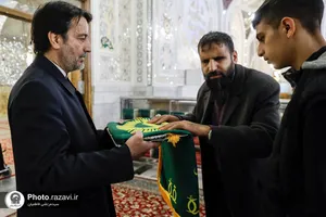 تشرف جمعی از روشندلان استان مازندران به حرم مطهر رضوی