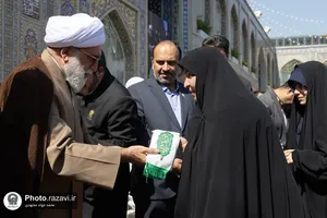 آیین آغاز سال تحصیلی مدارس در حرم مطهر رضوی