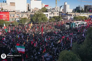 تشییع پیکر رهبر شهید انقلاب در مشهد مقدس-3