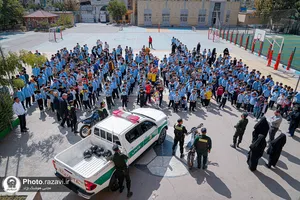 بزرگداشت &laquo;هفته فراجا&raquo; در دبستان پسرانه امام رضا علیه&zwnj;السلام
