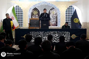 عزاداری زائران اردوزبان در حرم مطهر رضوی