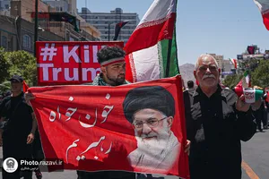 تشییع پیکر رهبر شهید انقلاب در مشهد مقدس-3