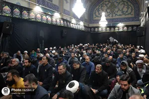 مجلس روضه فاطمیه در حرم مطهر رضوی-1