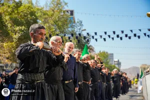 پیاده&zwnj;روی جاماندگان اربعین در مشهد -2