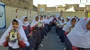 چهارشنبه‌ای به رنگ خدمت و لبخند در مدرسه ریحانه ساوه/ گزارش ویدئویی