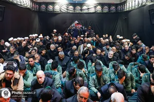 مجلس روضه فاطمیه در حرم مطهر رضوی-2