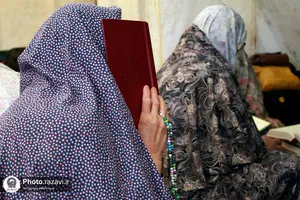 اعتکاف رجبیه خواهران در حرم مطهر رضوی
