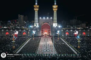 آئین خطبه&zwnj;خوانی شب عاشورا در حرم مطهر رضوی