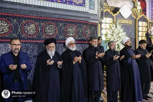 آیین خطبه&zwnj;خوانی شب عاشورای حسینی در حرم مطهر رضوی -2