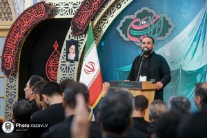 اجتماع عزاداران تاسوعای حسینی در حرم مطهر رضوی