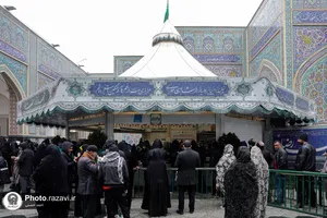 حضور جمعی از ذاکران اهل بیت در چایخانه حضرت رضا(علیه&zwnj;السلام)