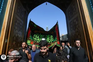عزاداری روز شهادت امام رضا علیه&zwnj;السلام در حرم مطهر رضوی-2