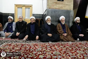 عزاداری روز شهادت امام صادق علیه&zwnj;السلام در حرم مطهر رضوی