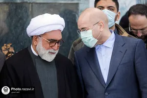تشییع پیکر حجت الاسلام غلامرضا اسدی در حرم مطهر رضوی