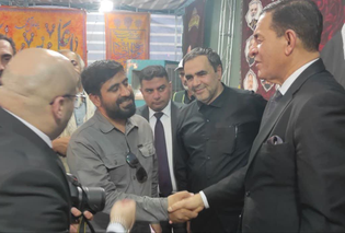 بازدید هیئت سرکنسولگری عراق از موکب رضوی منذریه