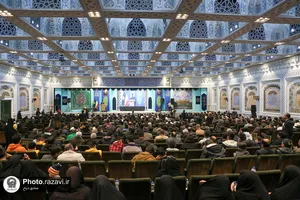 آیین شکرانه خدمت در حرم مطهر رضوی